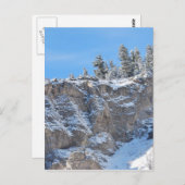岩山の雪 ポストカード (正面/裏面)