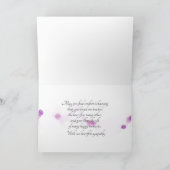 岩庭の滝悔やみや弔慰 カード (内部)