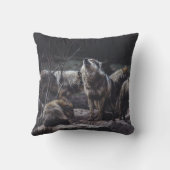 岩形成のウルフパック クッション (裏面)