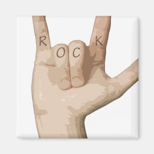 岩指 マグネット (正面)