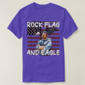 岩旗とワシ Tシャツ (デザイン正面)