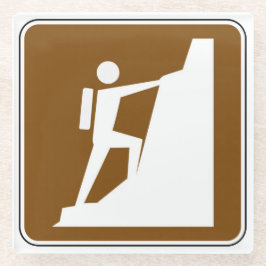 岩登山記号 ガラスコースター