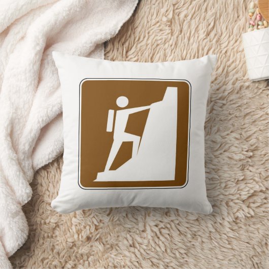 岩登山記号 クッション (ブランケット)