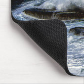 岩盤上のクラッシュ波マウスパッド マウスパッド (コーナー)