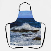 岩盤上の衝突波プリントエプロン エプロン (正面)