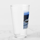 岩盤形成ガラス上の衝突波 タンブラーグラス (右)