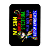 岩盤自閉症の息子 マグネット (縦)