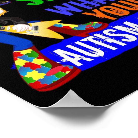 岩盤自閉症 ポスター (角)