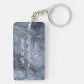 岩石および鉱物キーチェーン キーホルダー (裏面)