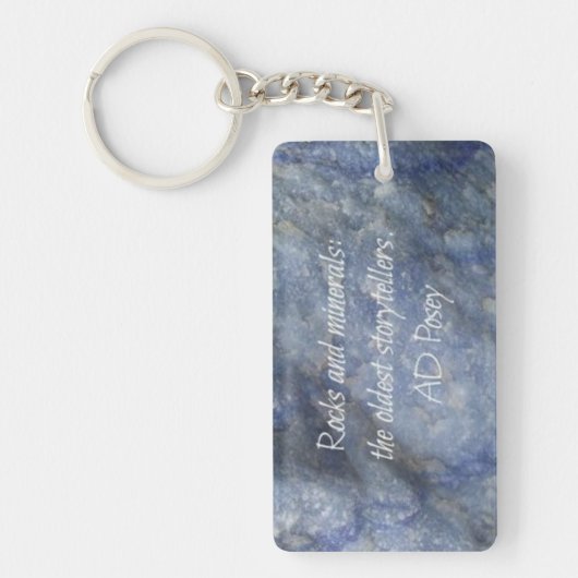 岩石および鉱物キーチェーン キーホルダー (正面)