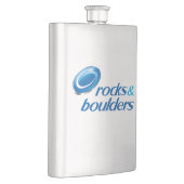 岩石と大きい石（パロディ） フラスク (右)