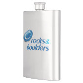 岩石と大きい石（パロディ） フラスク (左)