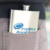 岩石と大きい石（パロディ） フラスク (インサイチュ)