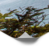 岩石と水のプリント、バリューポスター紙（マット） ポスター (角)