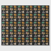 岩石と鉱物の地質学自然写真 ラッピングペーパー (フラット)