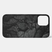 岩石のグレースケール写真 Case-Mate iPhoneケース (裏面 (横))