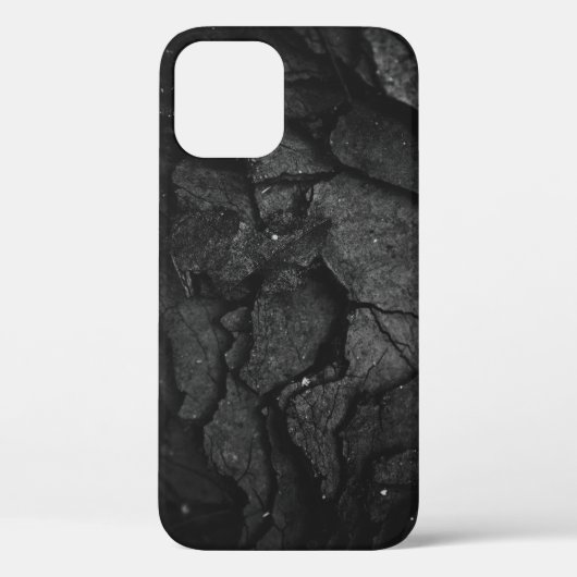 岩石のグレースケール写真 Case-Mate iPhoneケース (裏面)