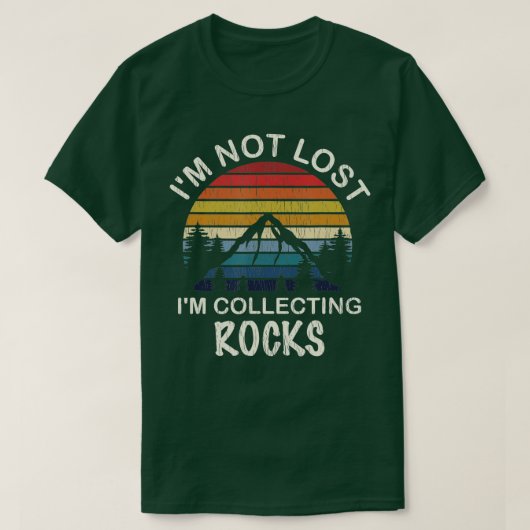 岩石の収集地質学者ギフトロックコレクター Tシャツ (デザイン正面)