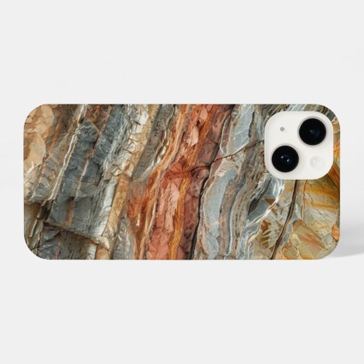 岩石の層 iPhoneケース (裏面横)