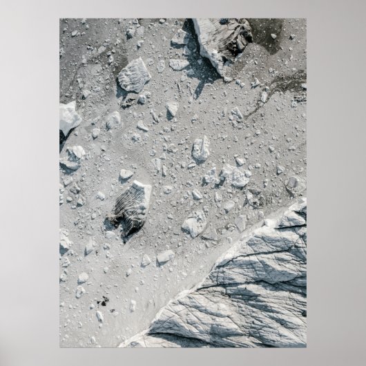 岩石の空中撮影 ポスター (正面)