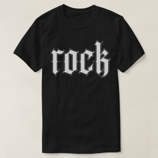 岩石ゴシック Tシャツ (デザイン正面)