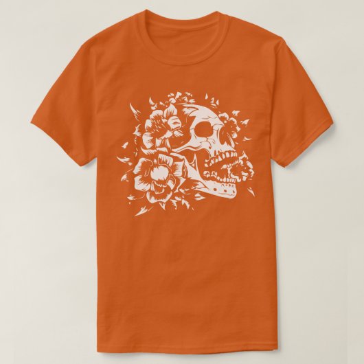 岩石スカル Tシャツ (デザイン正面)