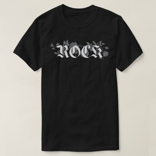 岩石フローラデザイン Tシャツ (デザイン正面)