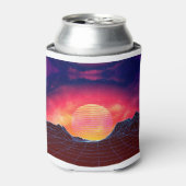 岩石付き気化波景観 缶クーラー (缶正面)