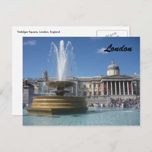 岩石噴水 ポストカード (正面/裏面)