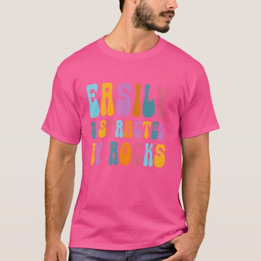 岩石地質学の学生先生 Tシャツ (正面)
