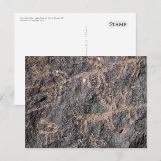 岩石字形 ポストカード (正面/裏面)