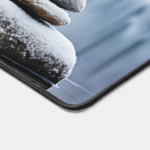 岩石小石の森の静かな平和 デスクマット (コーナー)