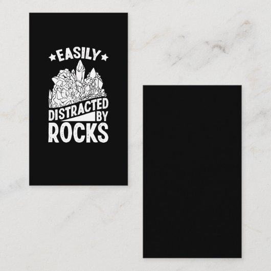 岩石採取地質おもしろい学 名刺 (正面/裏面)