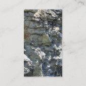 岩石採石場のウォール自然撮影名刺 名刺 (裏面)