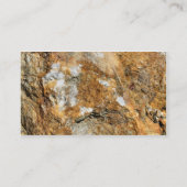 岩石採石場の壁#4自然プロファイル名刺 名刺 (裏面)