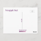 岩石版ポストカード ポストカード (裏面)