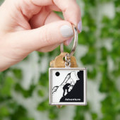 岩石登山デザイン キーホルダー (手)