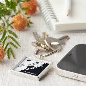 岩石登山デザイン キーホルダー (側面)