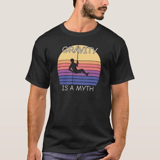 岩石登山レトロヴィンテージ Tシャツ (正面)