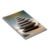 岩石礫砂の静かな平和 ノートブック (右側)