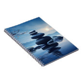 岩石礫砂の静かな平和 ノートブック (右側)