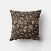 岩石結晶1枕 クッション (裏面)