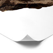 岩石花崗岩の石灰岩 ポスター (角)