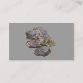 岩石鉱物名刺 名刺 (裏面)