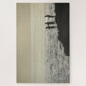 岩石魚釣り ジグソーパズル (縦)