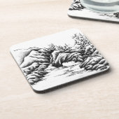 岩石 コースター (左側)