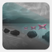 岩石 スクエアシール (正面)