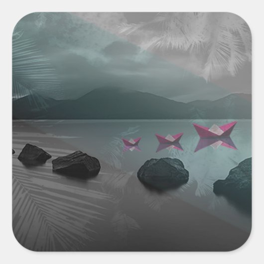 岩石 スクエアシール (正面)