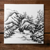 岩石 タイル