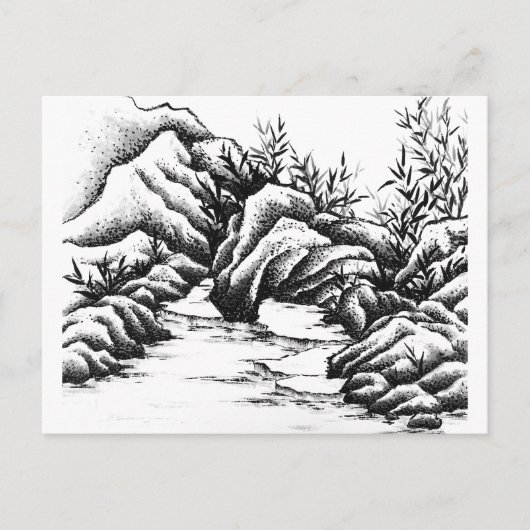 岩石 ポストカード (正面)